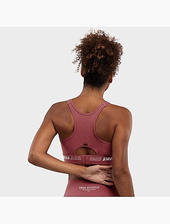 Brassière sport - maintien élevé fitness femme cardio