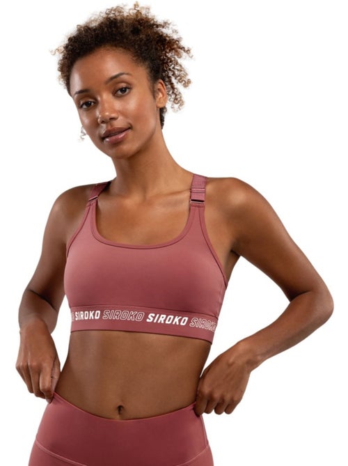 Brassière sport - maintien élevé fitness femme cardio - Kiabi