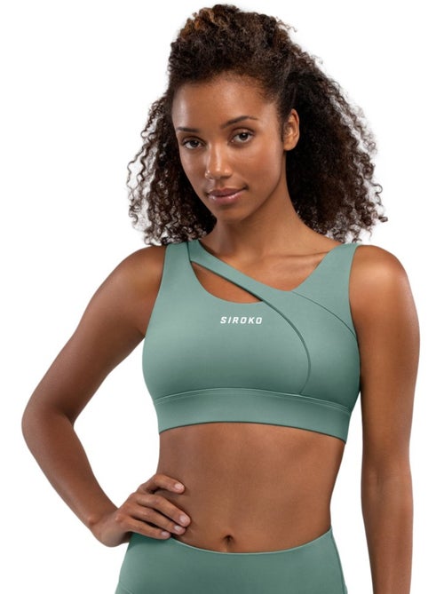 Brassière sport - maintien élevé fitness femme cross - Kiabi