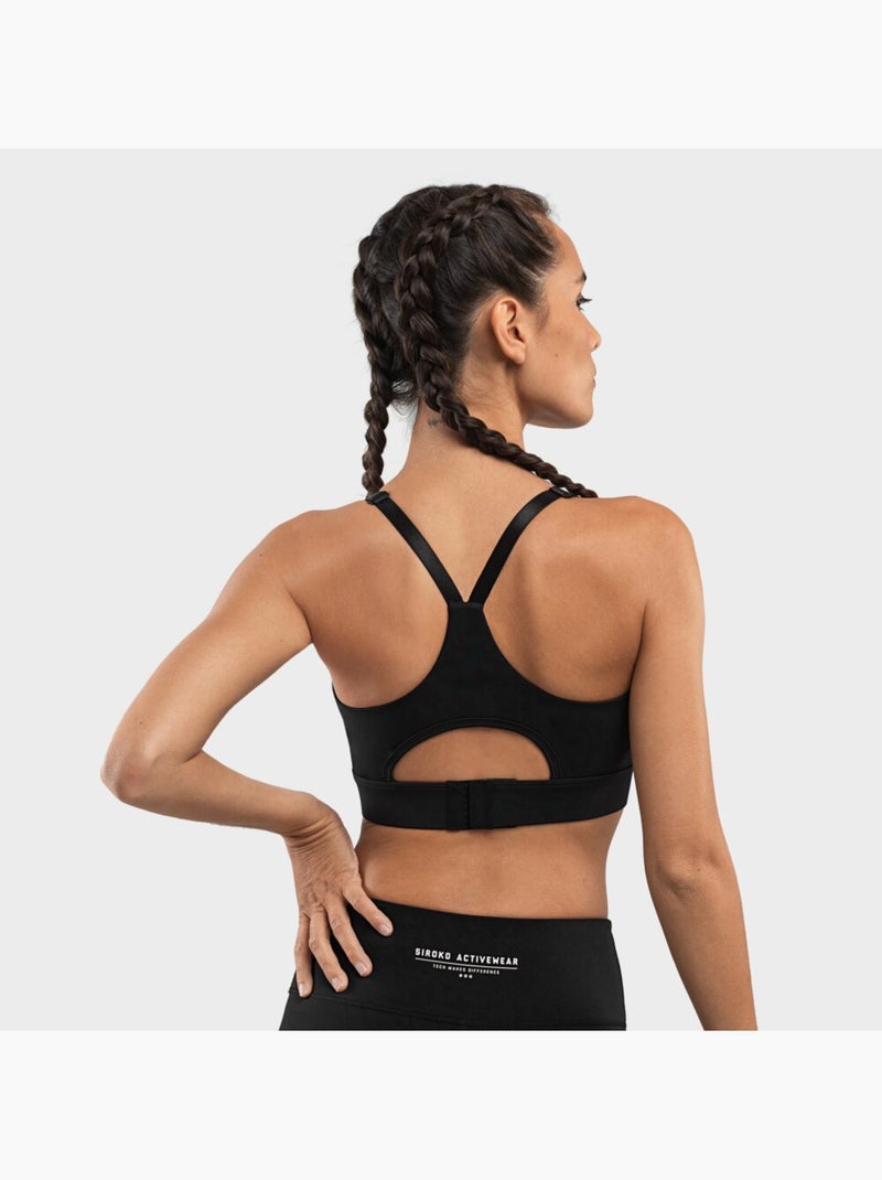 Brassière sport - maintien élevé fitness femme pacemaker Noir - Kiabi