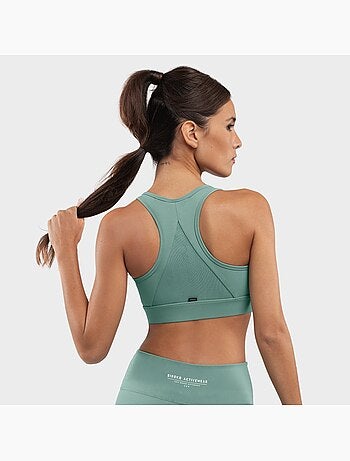 Brassière sport - maintien élevé fitness femme squat