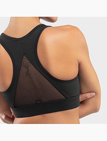 Brassière sport - maintien élevé fitness femme squat