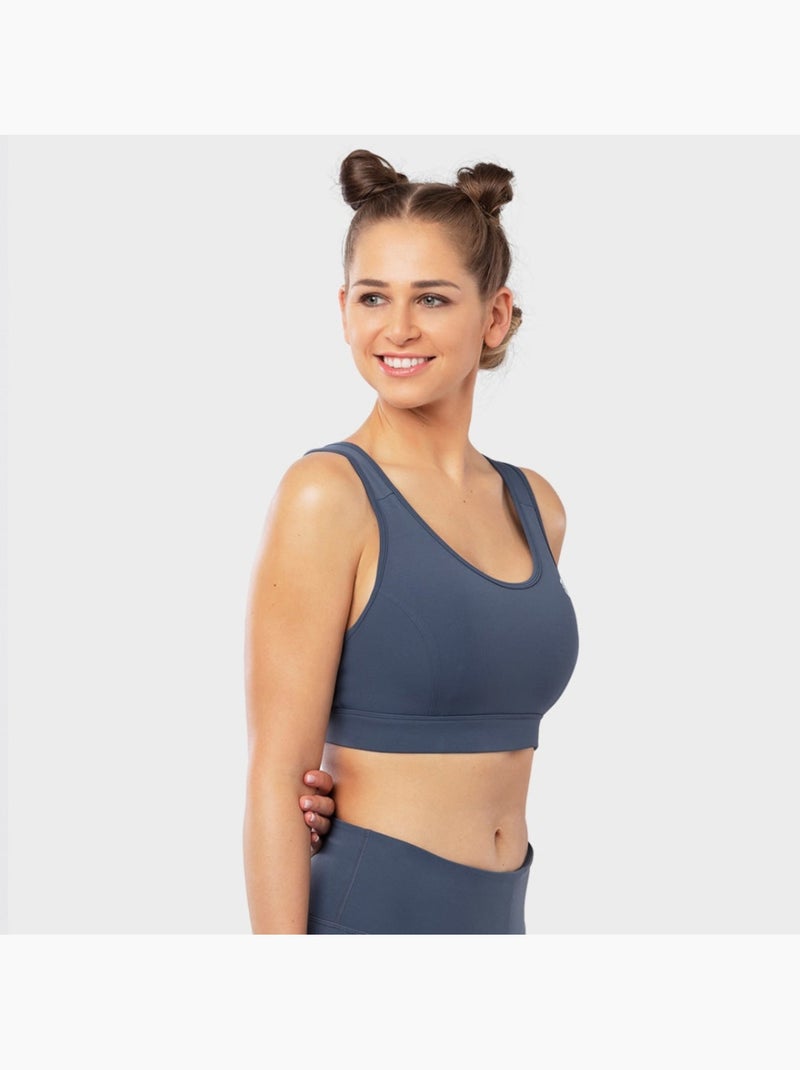 Brassière sport fitness femme air flow+ Bleu - Kiabi