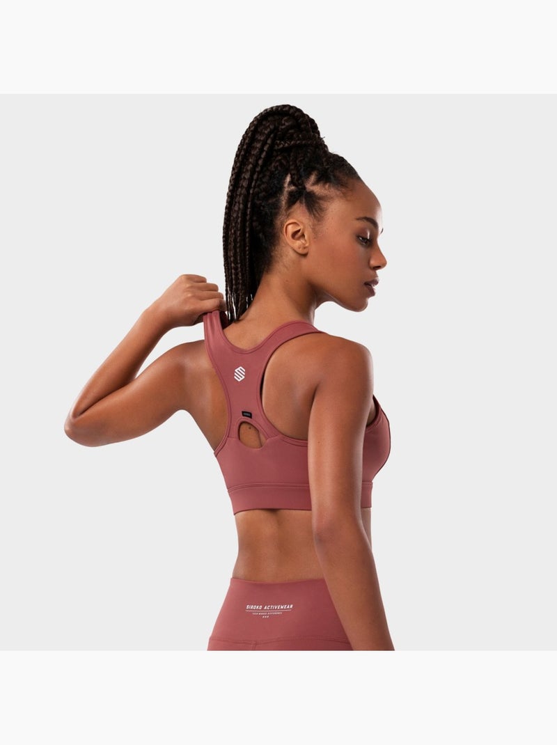 Brassière sport fitness femme effort Gris galet - Kiabi