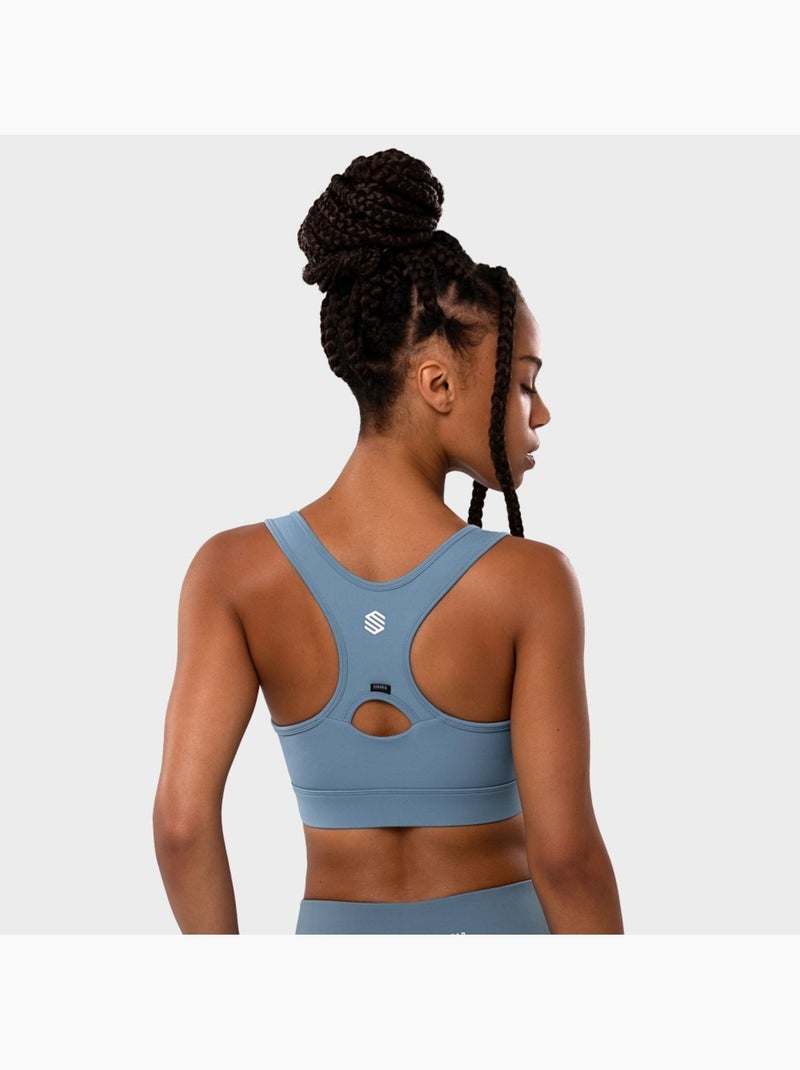 Brassière sport fitness femme start Bleu - Kiabi