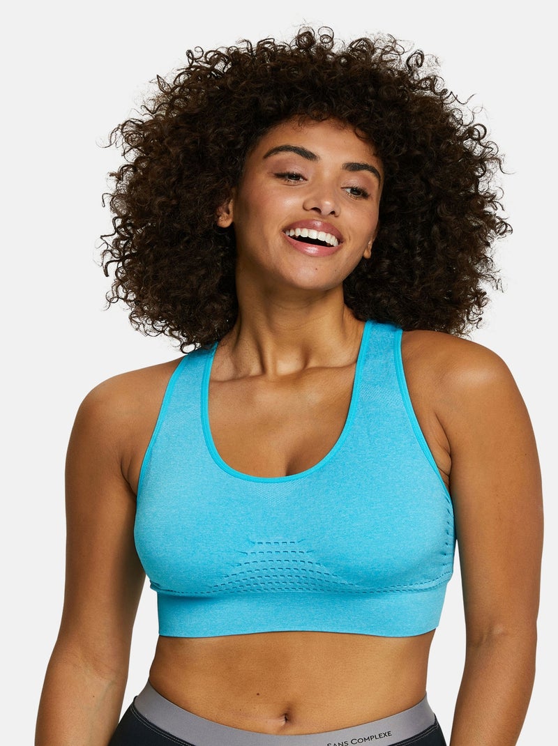 Brassière Sport Loisir Fresh Sans Complexe Bleu - Kiabi