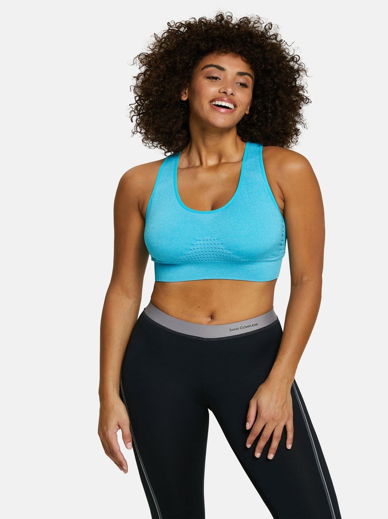 Brassière Sport Loisir Fresh Sans Complexe Bleu - Kiabi