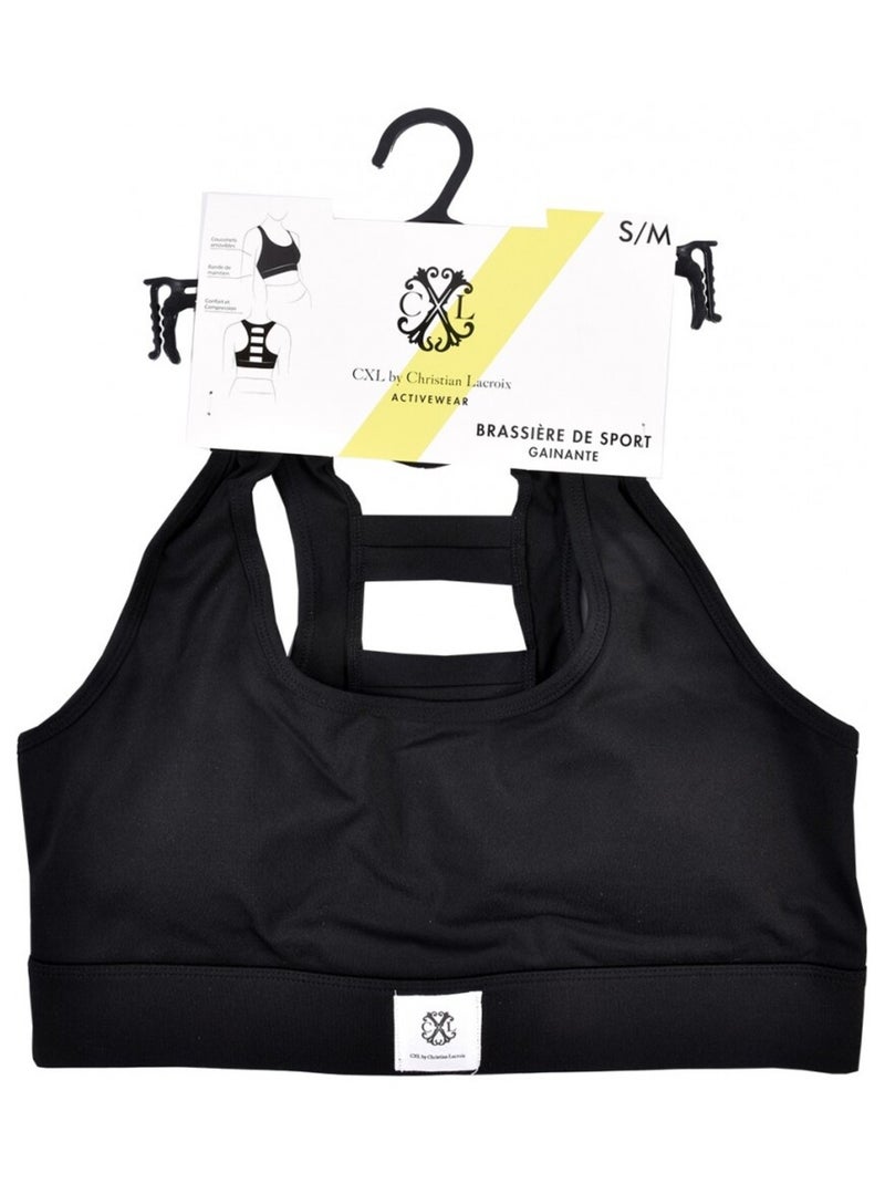 Brassiere Sportswear CXL By LACROIX Noir - Kiabi