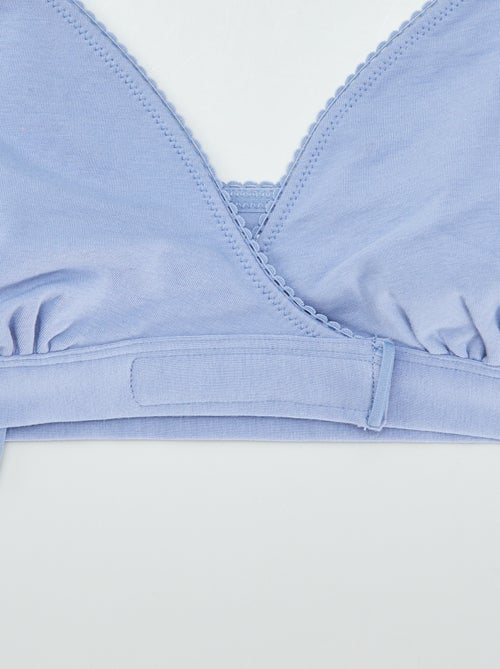 Brassière triangle sans armatures - collection facile à enfiler - Kiabi