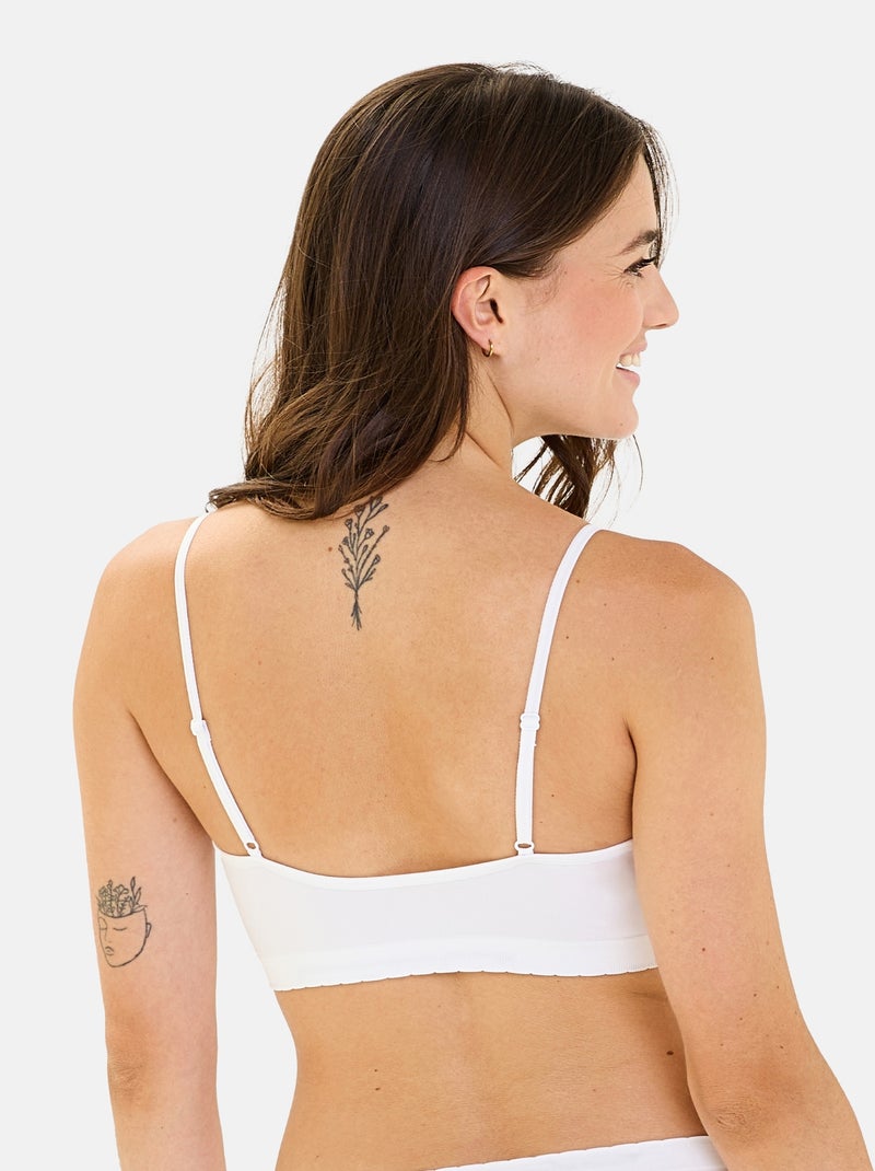 Brassière Zen Attitude Billet Doux Blanc - Kiabi