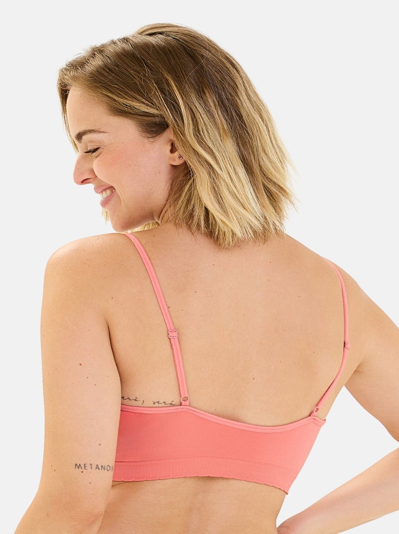Brassière Zen Attitude Billet Doux Rose - Kiabi