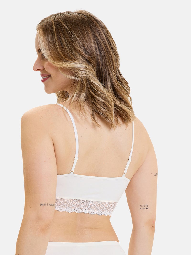 Brassière Zen Dentelle Billet Doux Blanc cassé - Kiabi