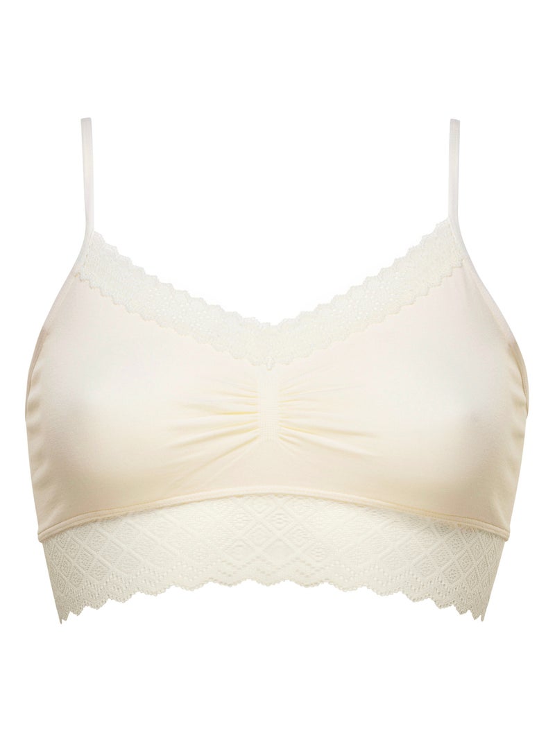 Brassière Zen Dentelle Billet Doux Blanc cassé - Kiabi
