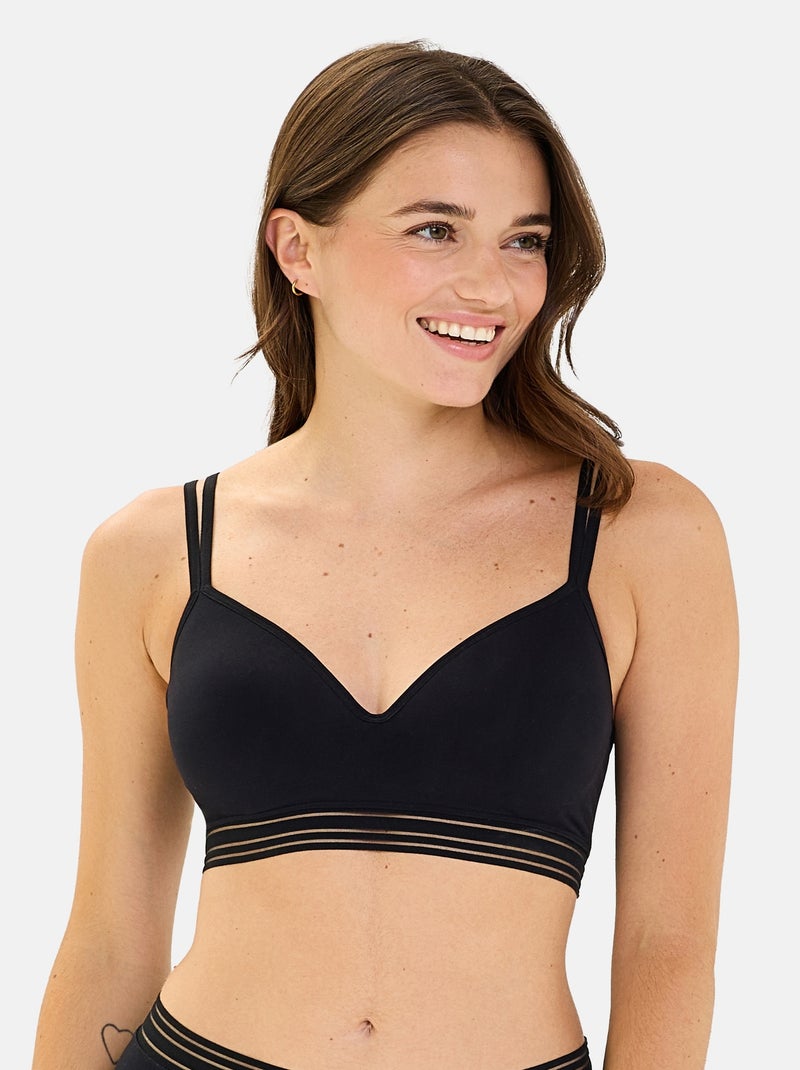 Brassière Zen Light Billet Doux Noir - Kiabi