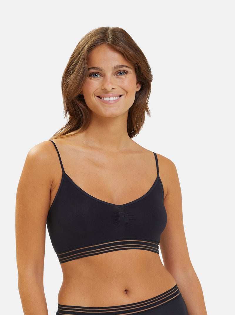 Brassière Zen Light Billet Doux Noir - Kiabi