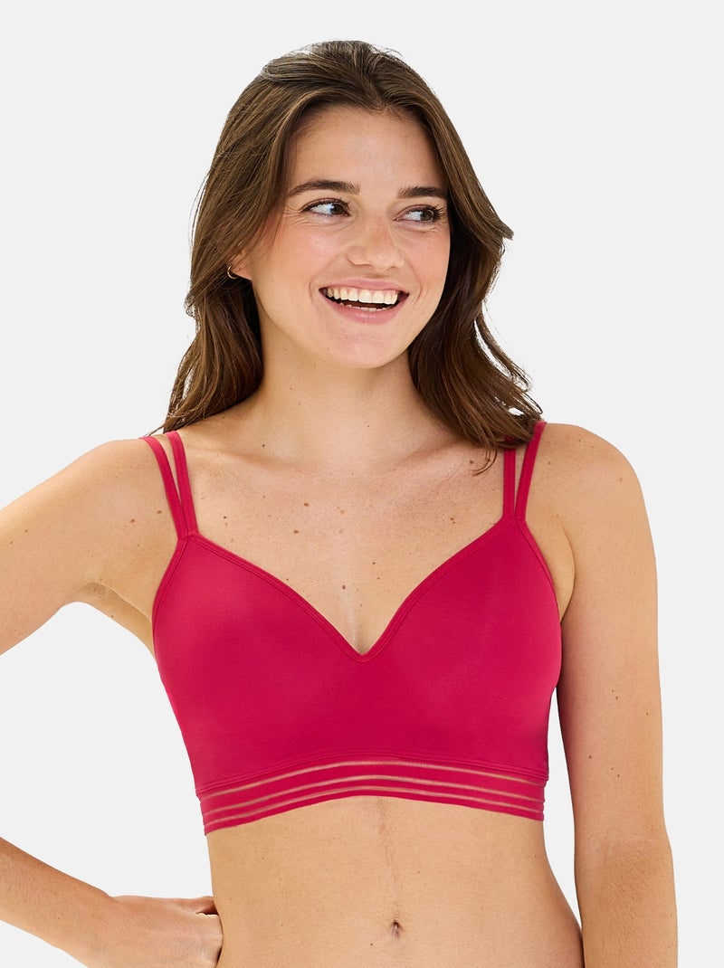 Brassière Zen Light Billet Doux Rose framboise - Kiabi