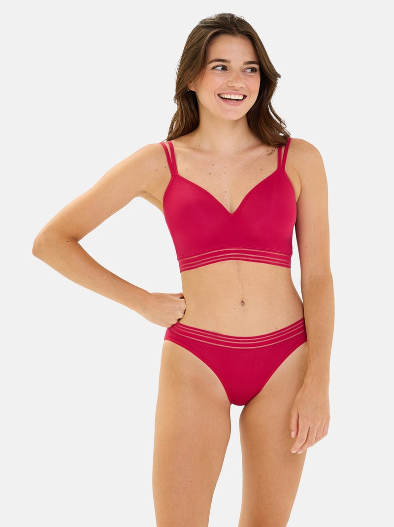 Brassière Zen Light Billet Doux Rose framboise - Kiabi