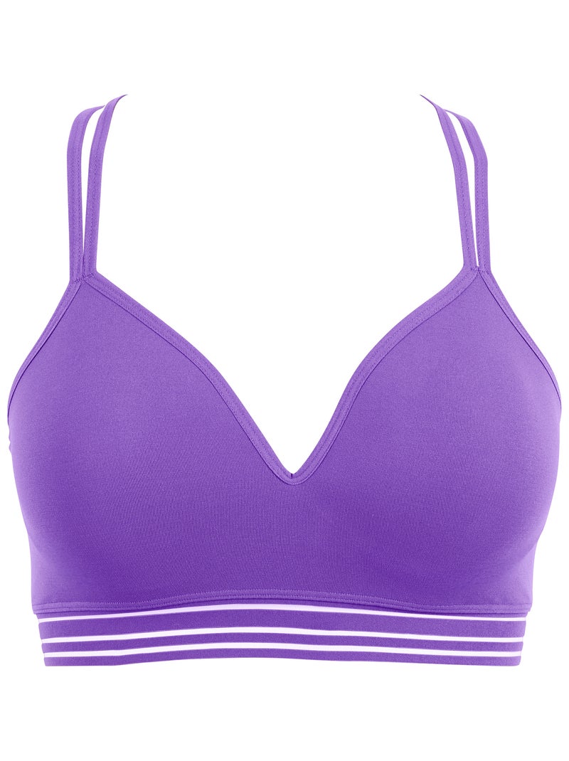 Brassière Zen Light Billet Doux Violet - Kiabi