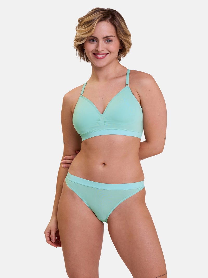 Brassière Zen Light Dentelle Billet Doux Bleu - Kiabi