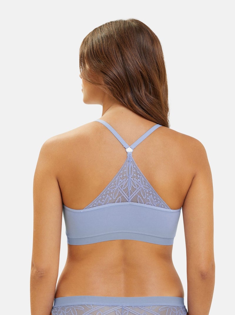Brassière Zen Light Dentelle Billet Doux Violet - Kiabi