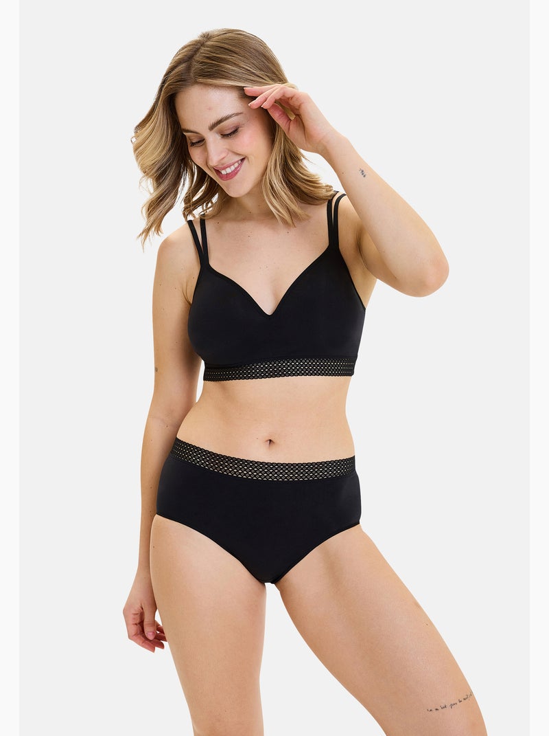 Brassière Zen Light Pure Billet Doux Noir - Kiabi