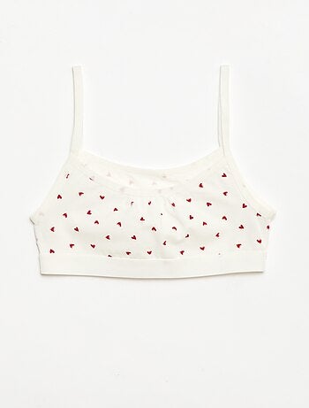 Brassières à fines bretelles en jersey - Lot de 2