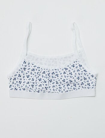 Brassières à fines bretelles en jersey - Lot de 2