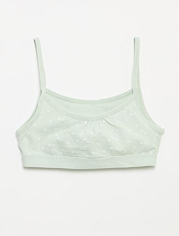 Brassières à fines bretelles en jersey - Lot de 2