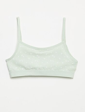 Brassières à fines bretelles en jersey - Lot de 2