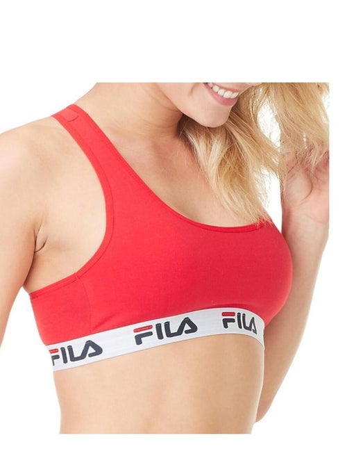 Brassières coton femme fu6042 uni fila - Kiabi