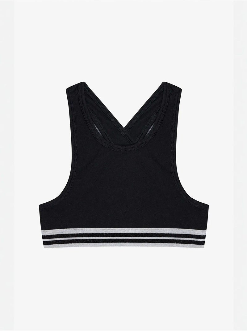 Brassières de sport pailletées, lot de 2 penti Noir - Kiabi