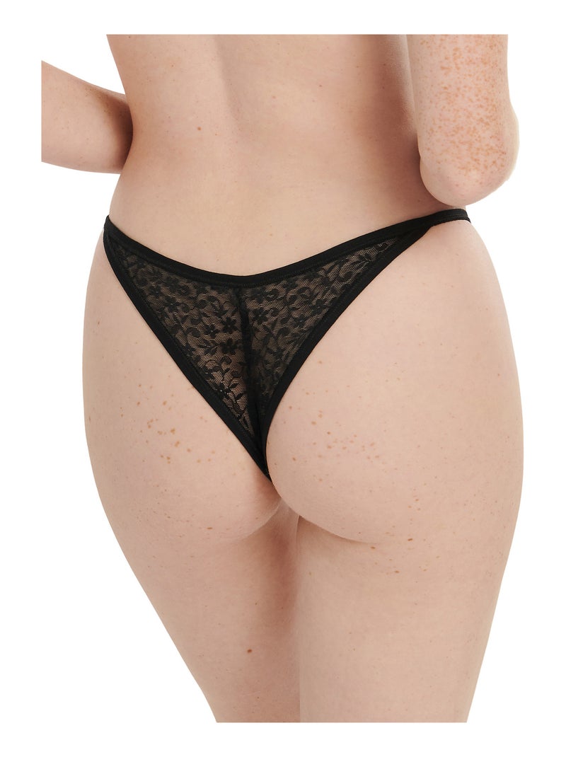 Brésilien bikini échancré Smooth Noir - Kiabi