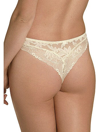 Brésilien échancré Harvest mariage ivoire