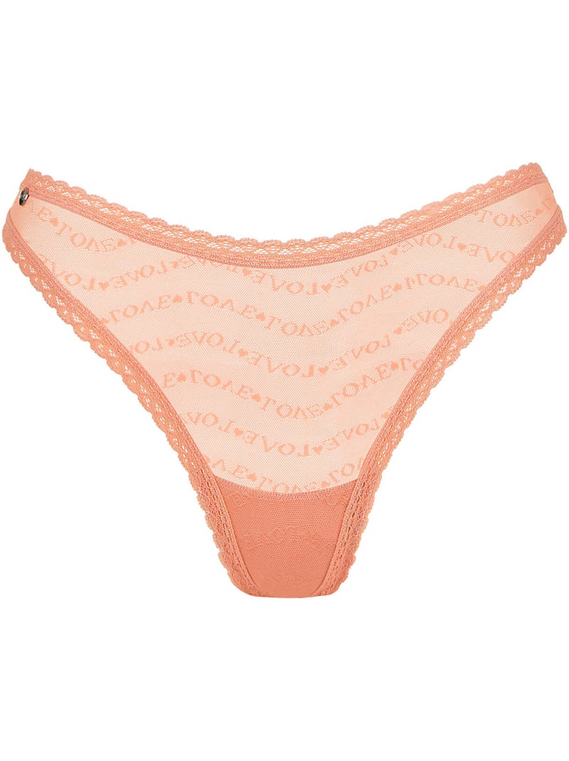 Brésilien échancré honey Orange corail - Kiabi