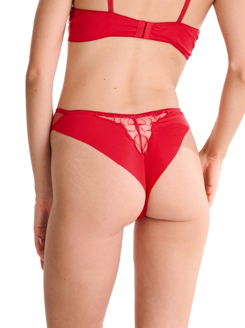 Brésilien échancré MIRACLE Rouge - Kiabi