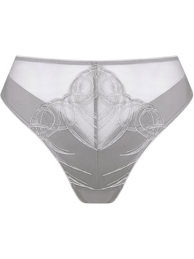 Brésilien échancré taille haute Amaze Argent - Kiabi