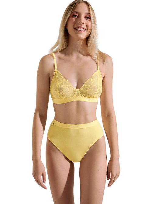 Brésilien échancré taille haute Sunflower - Kiabi