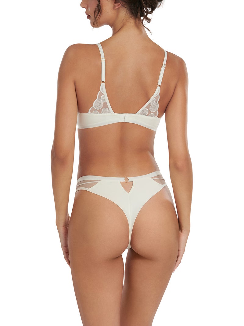 Brésilien échancré Venus Mariage Ecru - Kiabi