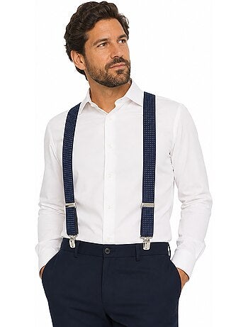 Bretelles homme fantaisie 3 pinces