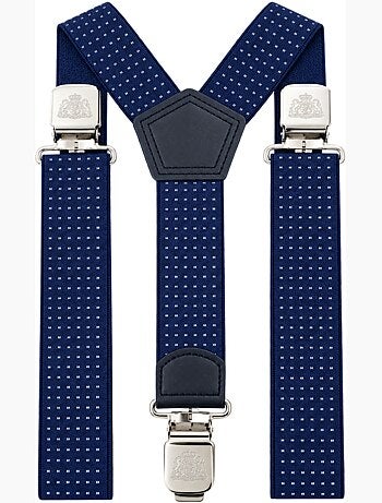 Bretelles homme fantaisie 3 pinces