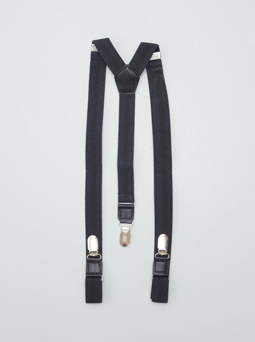 Bretelles pour homme unies en textile - Kiabi
