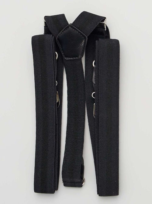 Bretelles pour homme unies en textile - Kiabi