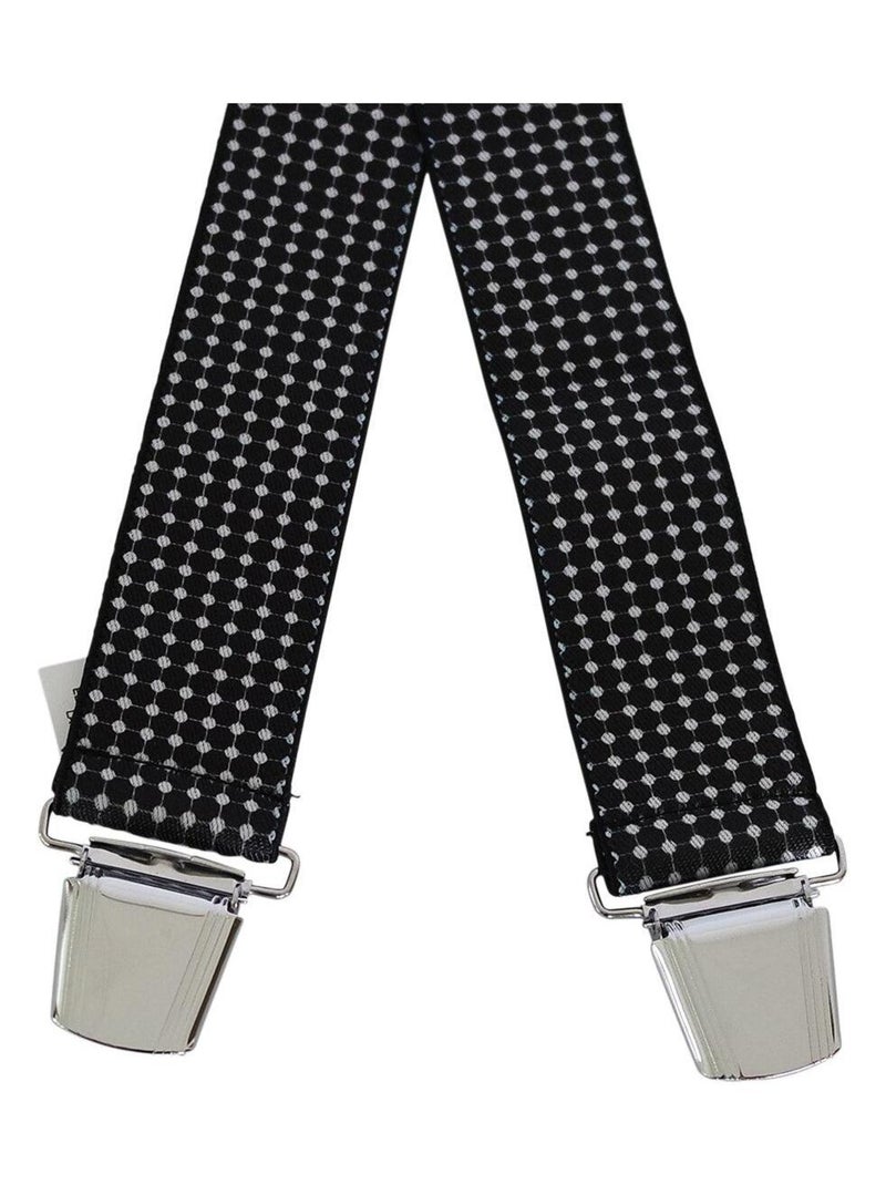 Bretelles réglables à pois STRANGER Noir - Kiabi