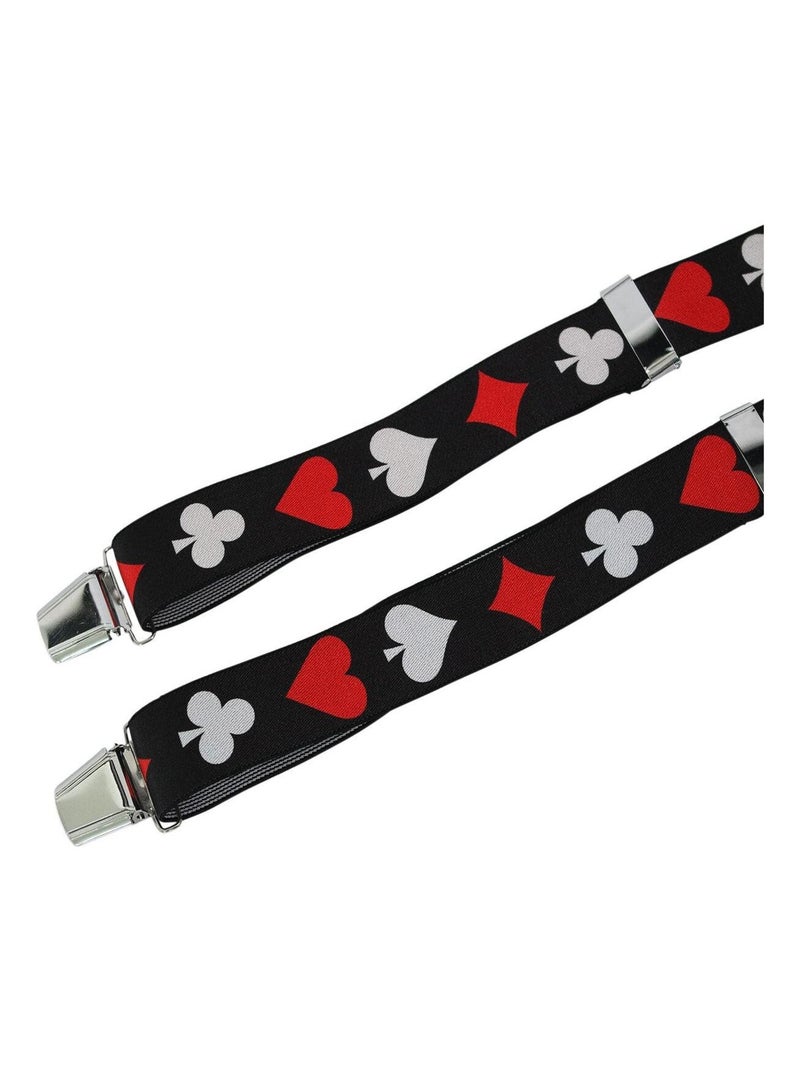 Bretelles réglables POKER Rouge - Kiabi