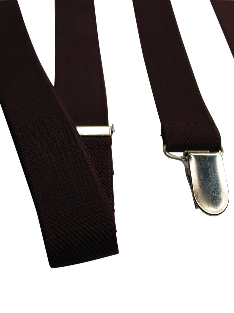 Bretelles réglables unies Marron - Kiabi