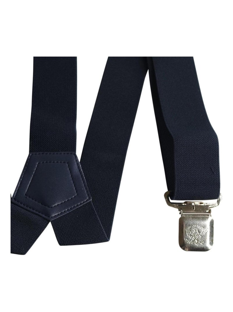 Bretelles r?glables unies SIAM Bleu - Kiabi