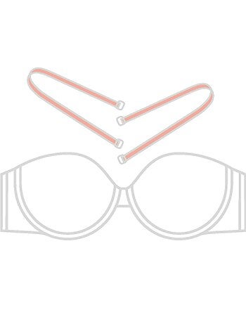Bretelles transparentes