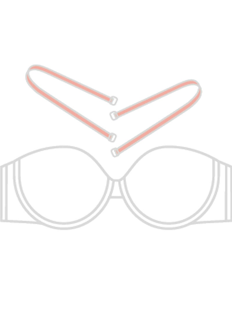 Bretelles transparentes Transparent - Kiabi