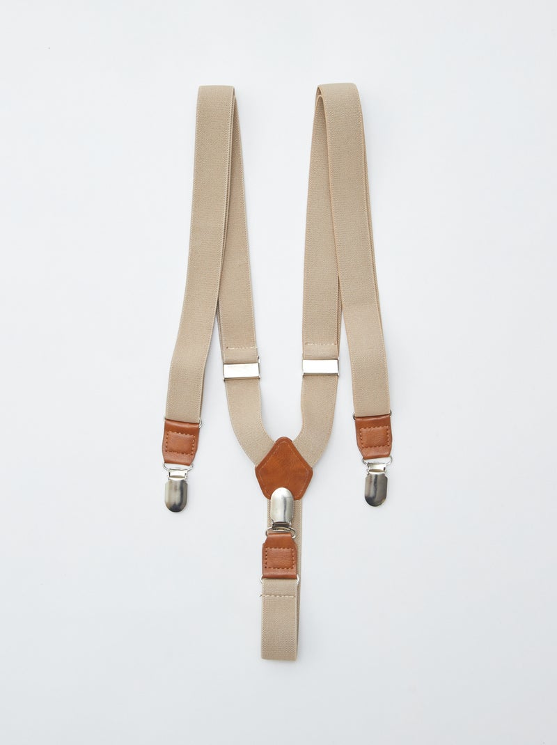Bretelles unies BEIGE - Kiabi