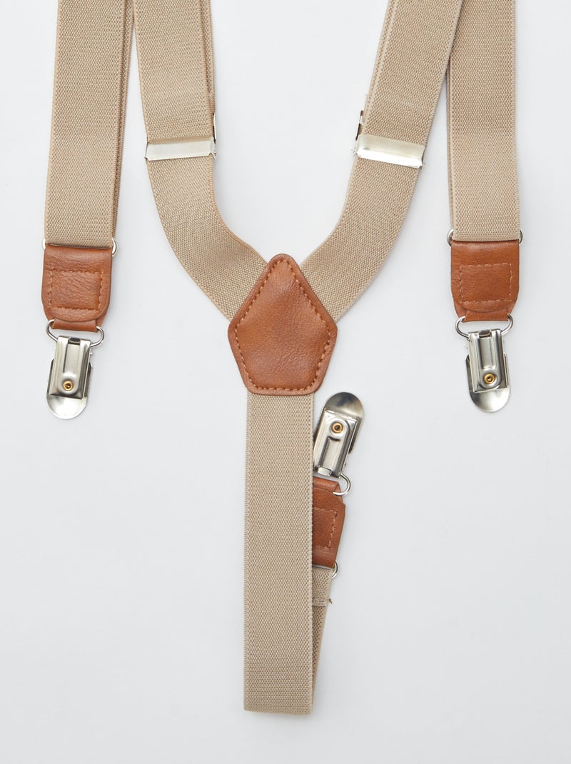 Bretelles unies BEIGE - Kiabi